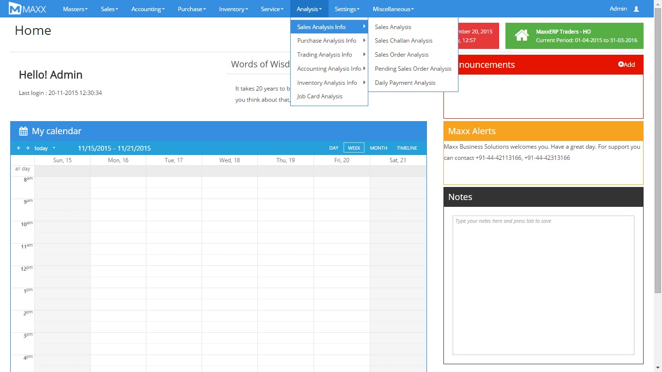 analysis overview