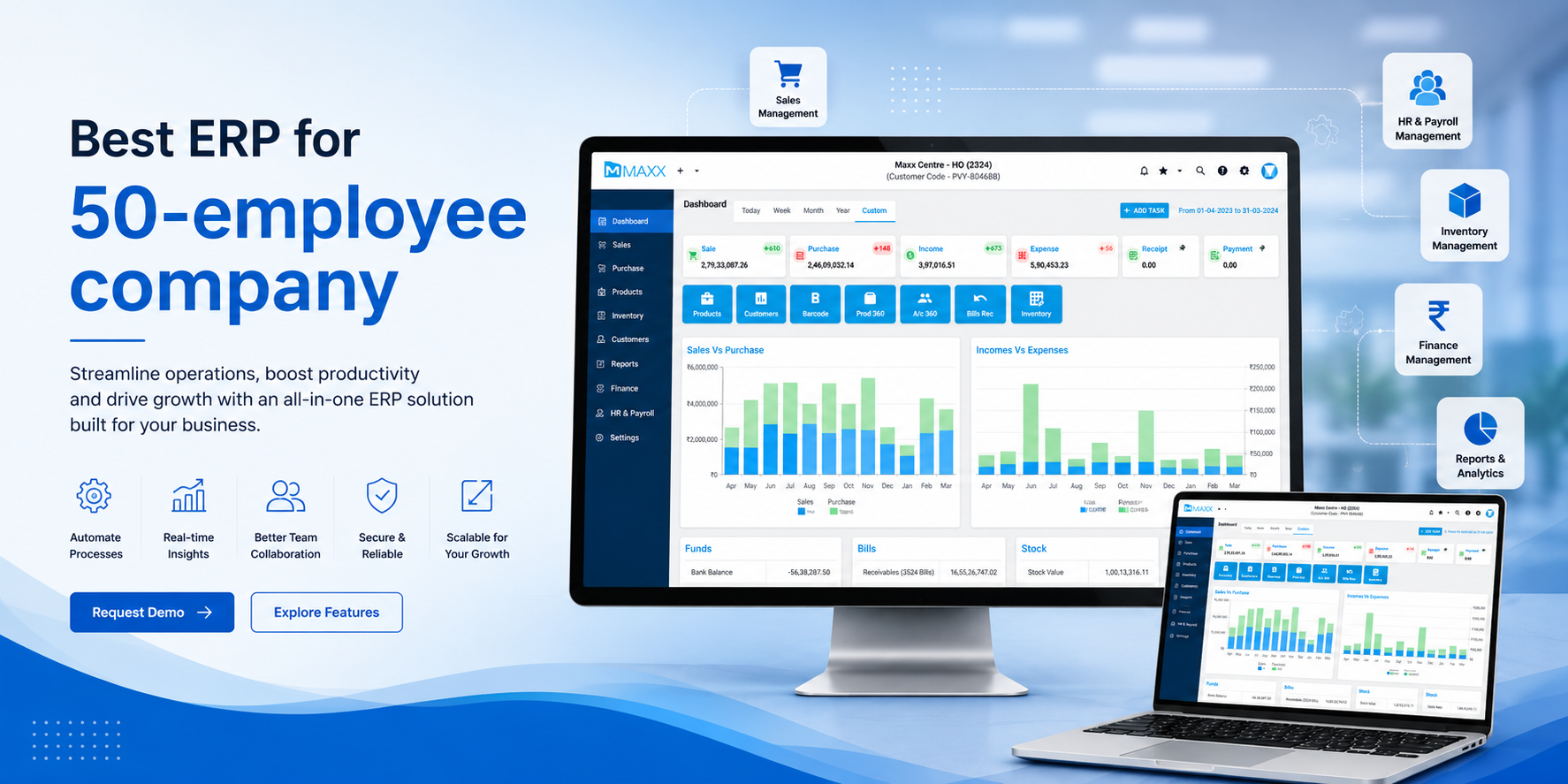 Best ERP for 50-employee company