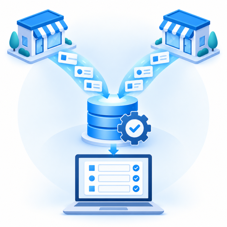 Automated branch data flow
