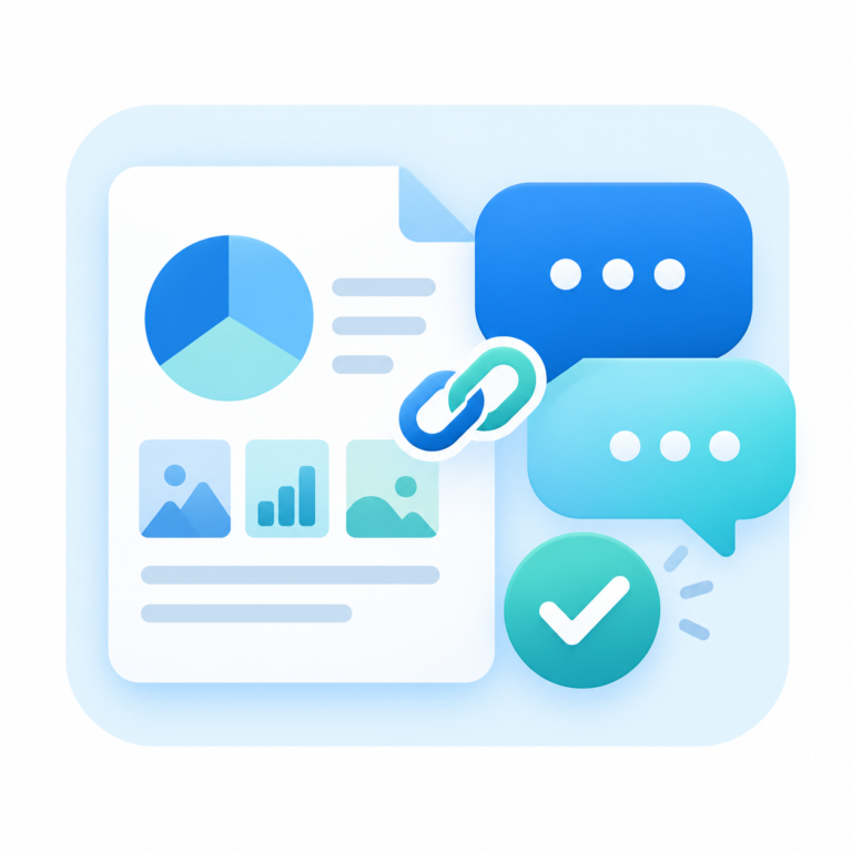 Connected documents, clearer discussions