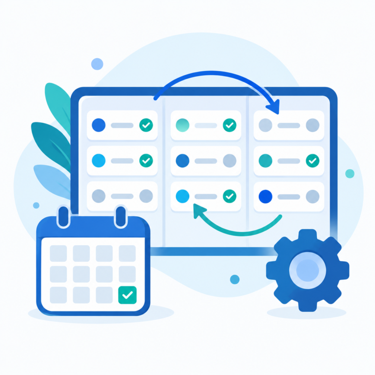 Coordinated task workflow board