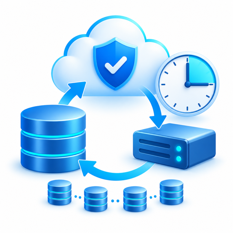 Quarter-hour secure cloud backups