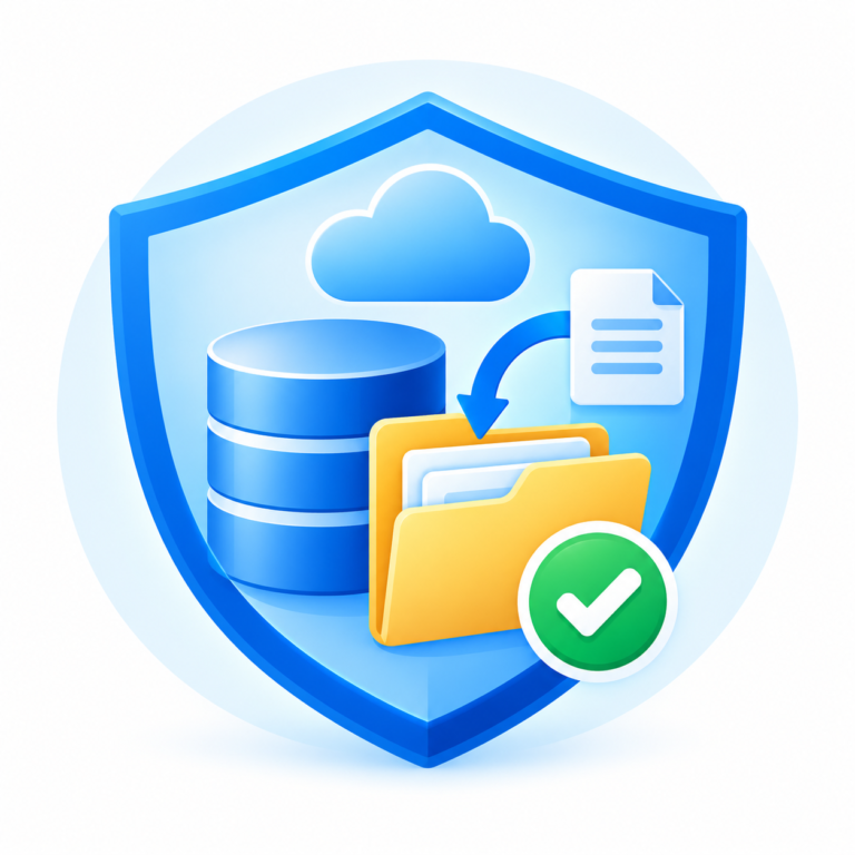 Secure data backup shield