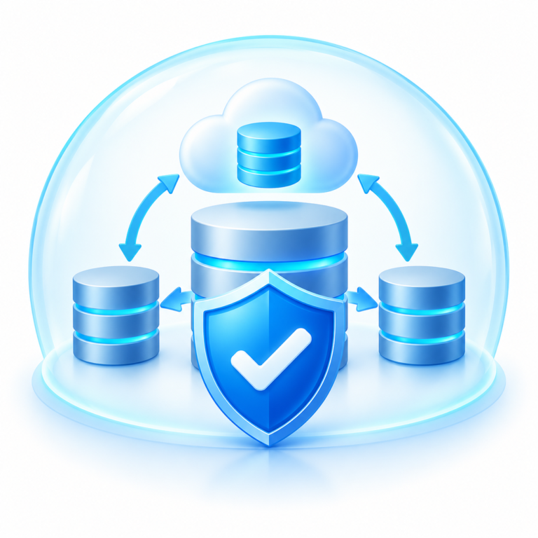 Shielded data backup network