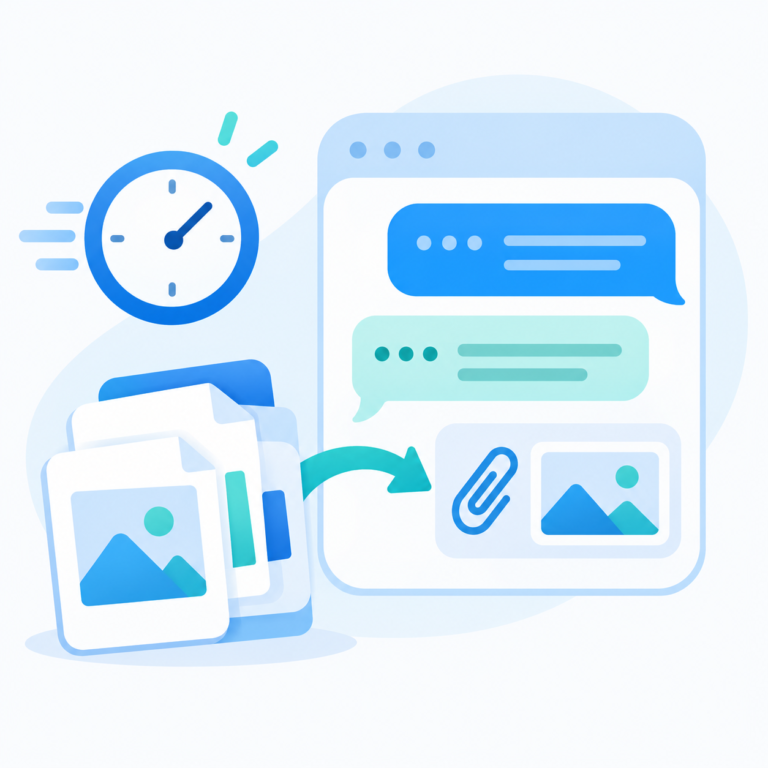 Time-saving file sharing in team chat